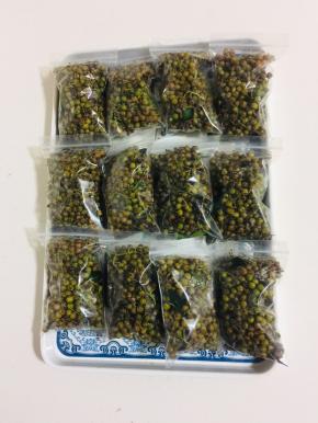 依次把所有的鲜花椒处理完！