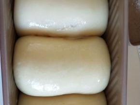 11．发酵到9分满。表面刷蛋液。烤箱下层180度 35分钟。上色及时盖锡纸。