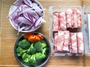 准备好食材