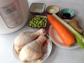 准备食材，琵琶腿自然解冻