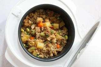 程序结束加入生抽拌匀即可食用