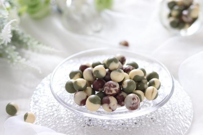 双色多重口味牛乳球