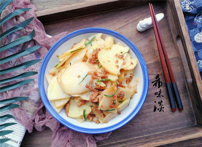 肉末土豆片