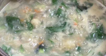 拌匀、煮沸即可