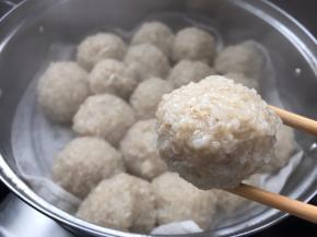 蒸好的蓑衣丸子出锅啦