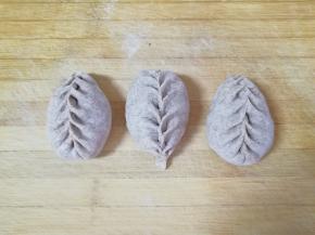 包成自己喜欢的形状。