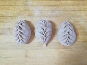 包成自己喜欢的形状。
