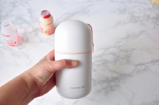 您也可以左右晃动一下杯体，帮助机器更好的接触食物面。