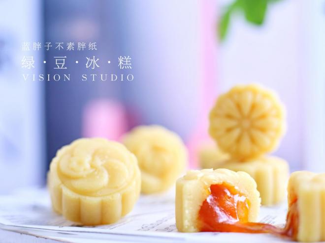 网红流心绿豆冰糕