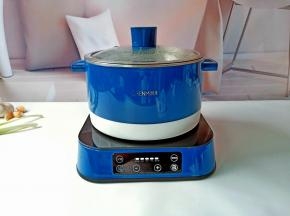 盖上盖子按开启键，静静等待。