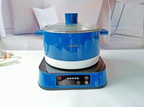 点击开始键，猛火蒸8分钟。