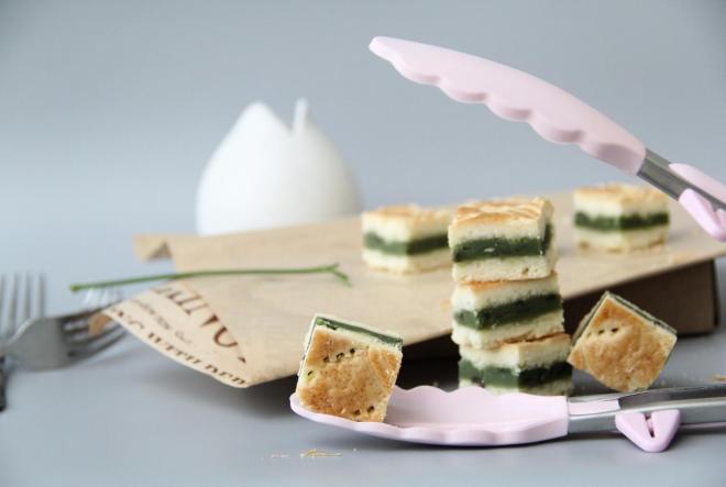 抹茶红豆层层酥