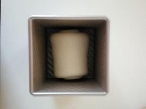 放入学厨水立方模具中发酵。