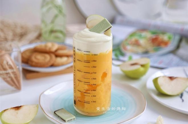 芒果香梨奶盖