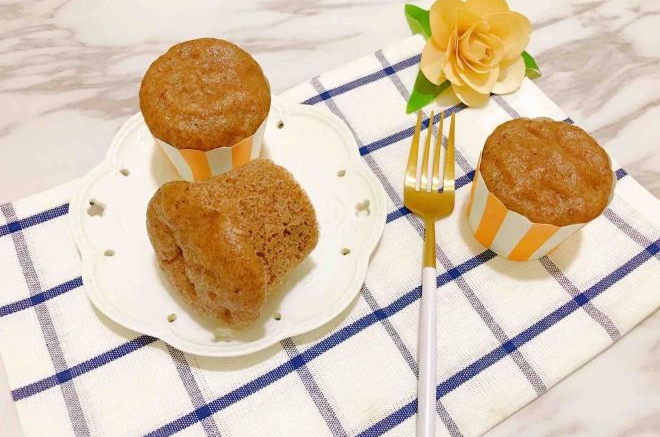 红糖黑麦发糕