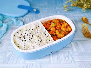 米饭上我撒了一点熟黑芝麻，不喜欢的可以不撒。