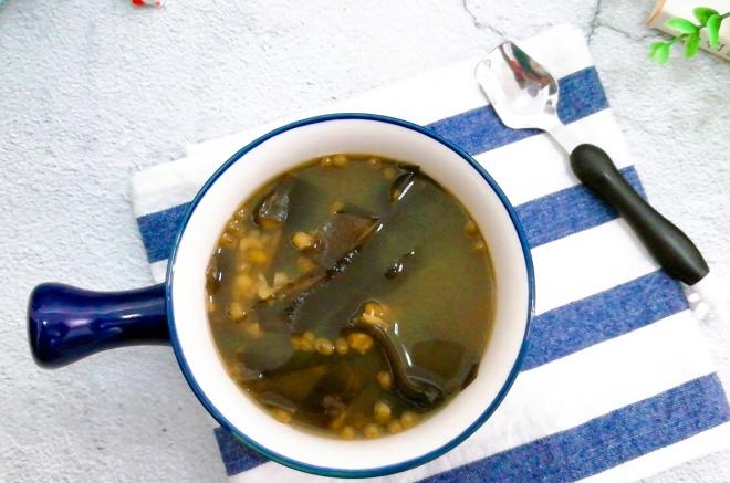 绿豆海带糖水