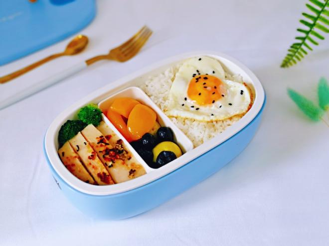 木鱼花鸡排爱心便当