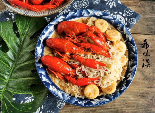 蒜蓉龙虾面