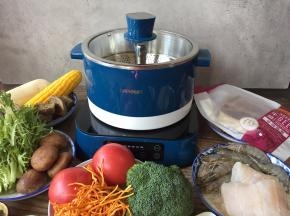 准备食材，各种食材清洗干净