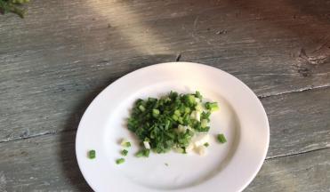 备好葱花