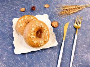 出炉，刚刚出炉的贝果外脆内软