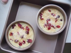 9.	撒上蔓越莓，再撒一点椰蓉