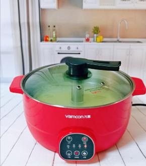 盖上盖子，启动“脱糖饭” 功能，选择自己喜欢的米饭口感，偏软，适中，偏硬，我选的是偏硬。