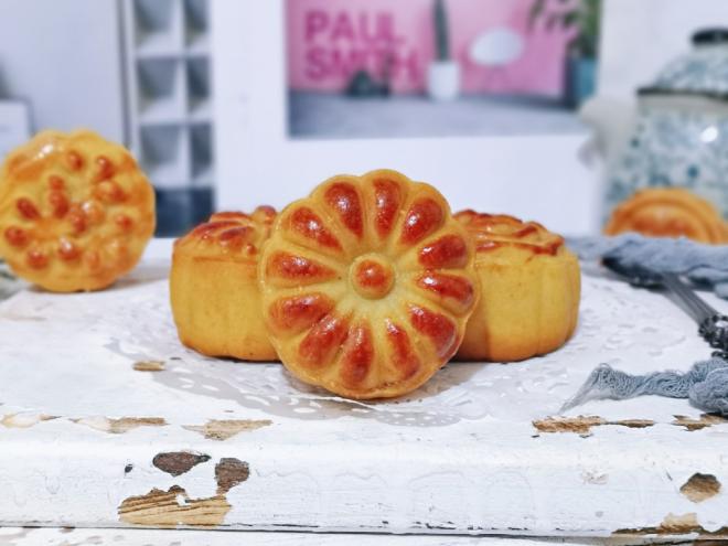 纯手工豆沙月饼