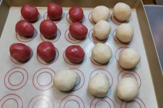 牛奶馅每份25克。