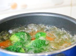 焯水2分钟左右