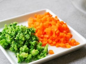 捞出切碎，或者切丁都可以