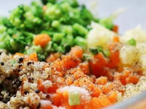 加椰子油 盐 黑胡椒