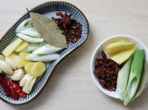 作料如图中分成两份