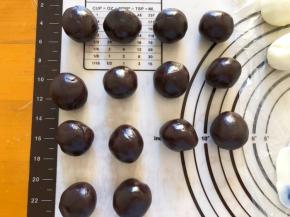 红豆沙分25克一个揉圆