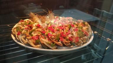 入蒸烤箱100度10-12分钟