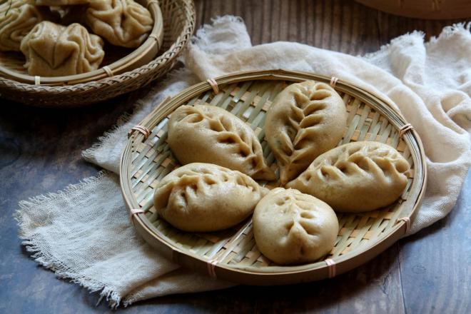 全麦丝瓜鸡蛋柳叶包