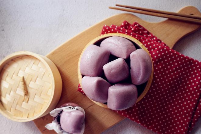 紫山药小馒头