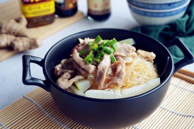 粉丝腐竹焖节瓜