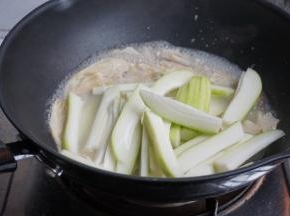 加节瓜煮3分钟左右