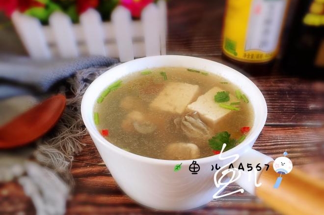 牡蛎豆腐汤