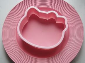 7.	将卡通饭团模型放在盘子中