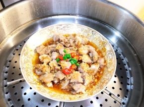 撒上葱花