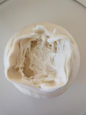 ５、撕开里面是这样的状态。