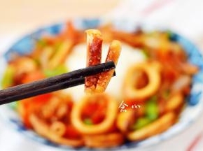 香嫩的鱿鱼