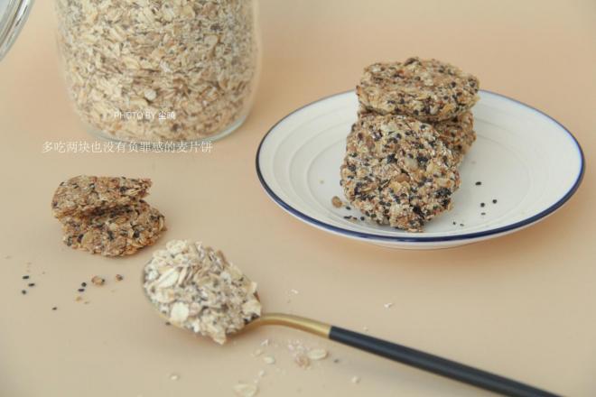 红糖椰油麦片饼