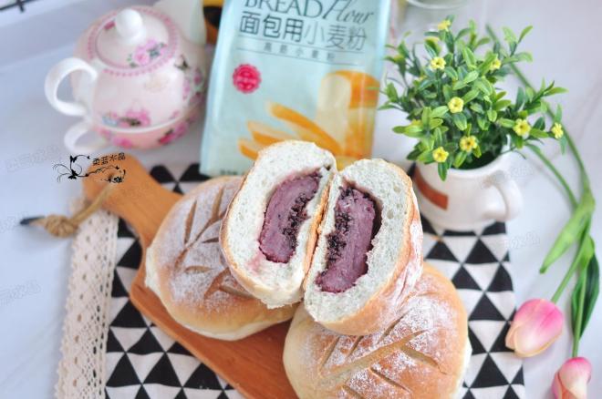 芋泥血糯米软欧