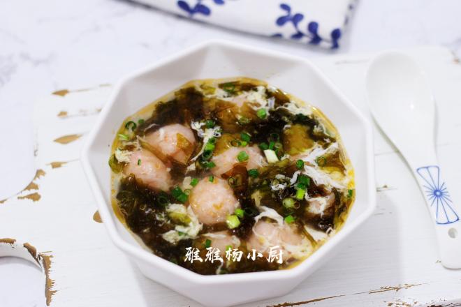 虾滑紫菜芙蓉汤