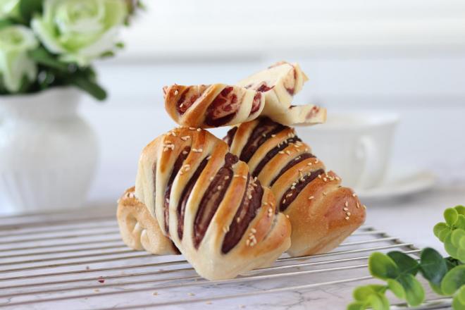 豆沙（蔓越莓）小面包