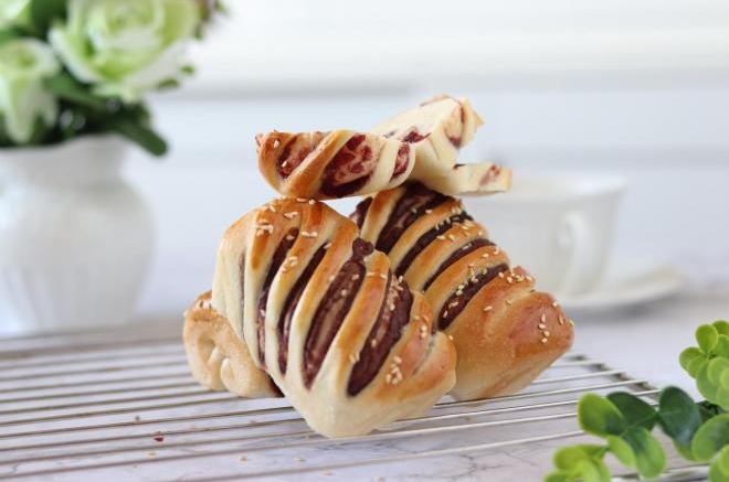 豆沙（蔓越莓）小面包